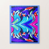 Kunstwellen Puzzle (Vertikal)