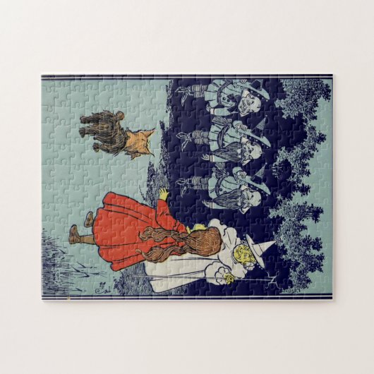 Kunstwerk aus dem wundervollen Zauberer von Oz Puzzle (Horizontal)