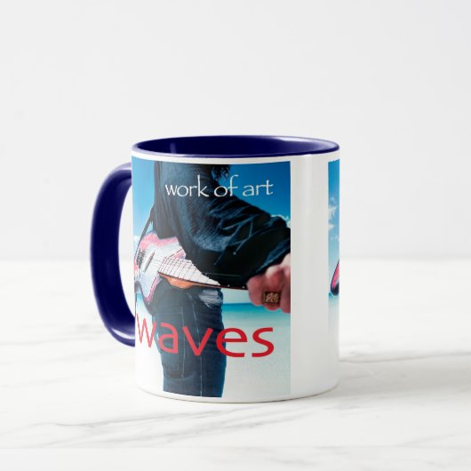 Kunstwerk/blaue Tasse (Vorderseite Links)