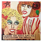 Kunstwerk Fliese (Vorderseite)