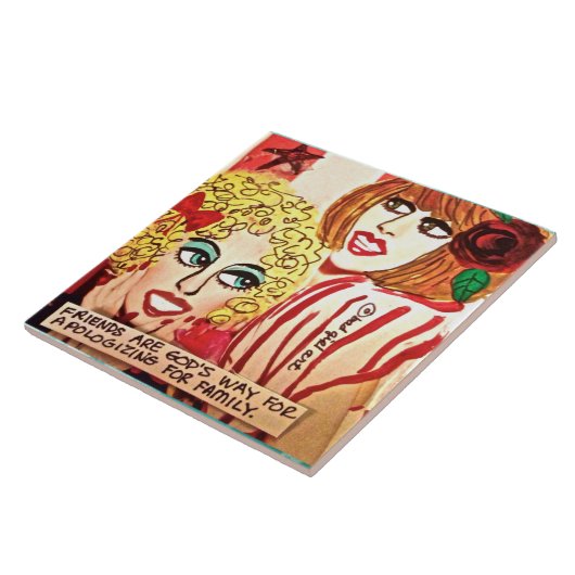 Kunstwerk Fliese (Seite)