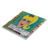 Kunstwerk Fliese (Seite)