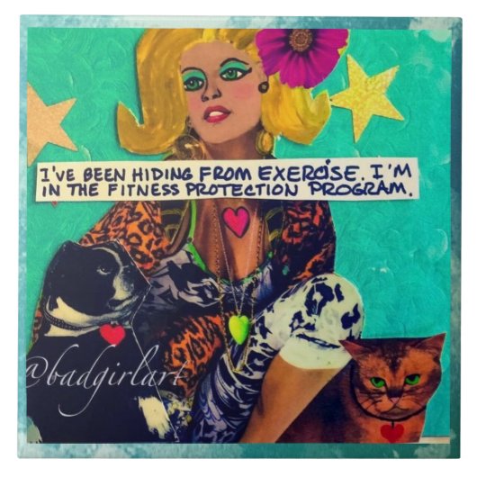 Kunstwerk Fliese (Vorderseite)