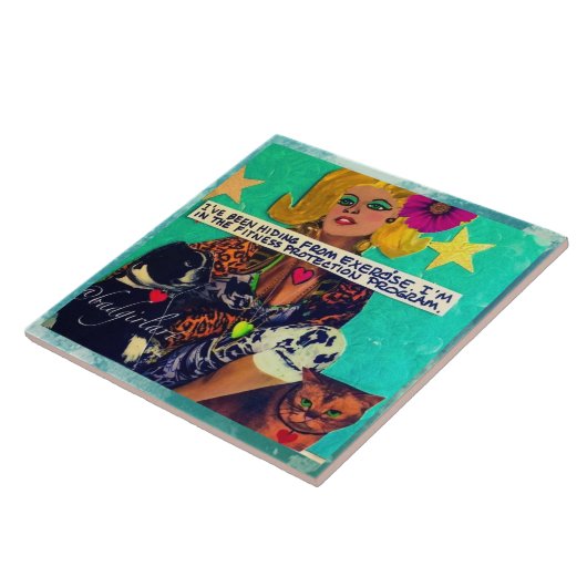 Kunstwerk Fliese (Seite)