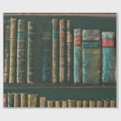 Kunstwerk für Bibliotheksliebhaber Geschenkpapier (Flach)