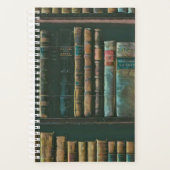 Kunstwerk für Bibliotheksliebhaber Planer (Vorderseite)