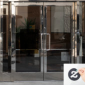 Kunstwerk für Buchliebhaber Fensteraufkleber (Büro Tür)