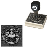 Kunstwerk für Buchliebhaber Gummistempel (Stempel)