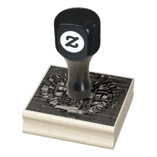 Kunstwerk für Buchliebhaber Gummistempel (Stempel)