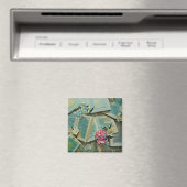 Kunstwerk für Buchliebhaber Magnet (In Situ (Geschirrspüler))