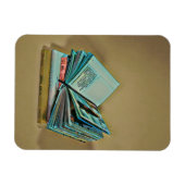 Kunstwerk für Buchliebhaber Magnet (Horizontal)