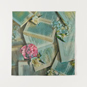 Kunstwerk für Buchliebhaber Wandteppich (Vorderseite (Horizontal))