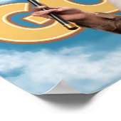 Kunstwerk Illustration Alberne Gans, Sonnengans Poster (Ecke)