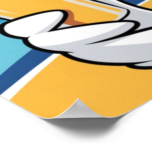 Kunstwerk Illustration Alberner Gänssaft Poster (Ecke)