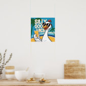 Kunstwerk Illustration Alberner Gänssaft Poster (Küche)