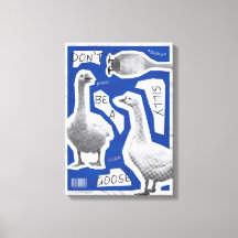 Kunstwerk Illustration sei kein Albernes Gänse