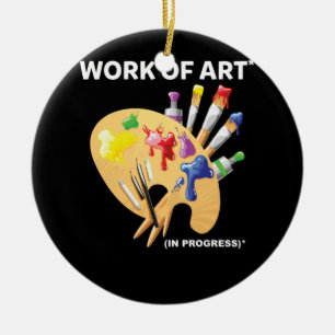 Kunstwerk in Progress Perfect Artist Keramik Ornament