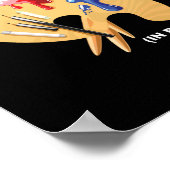 Kunstwerk in Progress Perfect Artist Poster (Ecke)