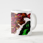 Kunstwerk Lizard Jumbo-Tasse (Vorderseite Rechts)