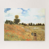 Kunstwerk, "Mohnfeld" von Monet Puzzle (Horizontal)