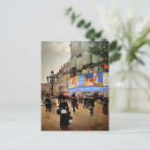 Kunstwerk Paris, Rue du Havre Postkarte (Stehend Vorderseite)