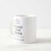 Kunstwerk- und Textdesign Kaffeetasse (Vorderseite Links)