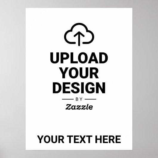 Kunstwerk- und Textdesign Poster (Vorne)