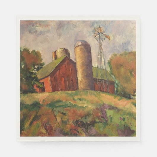 Kunstwerk von Richard Thorsen Paper Napkins Serviette (Vorderseite)