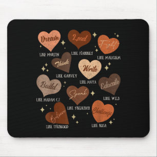 Kunstwerk zum Gedenken an Schwarze Geschichte Gebi Mousepad