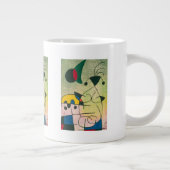 Kunstwerke, abstrakte Kunst Jumbo-Tasse (Rechts)