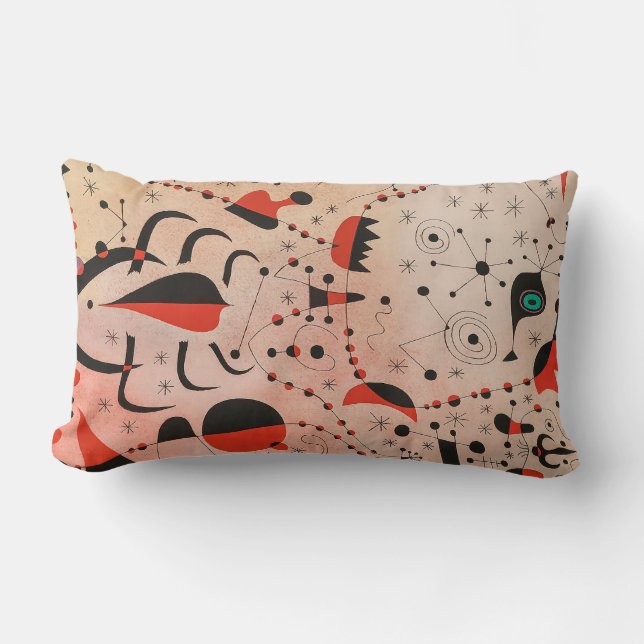 Kunstwerke, abstrakte Kunst Lendenkissen (Vorderseite)