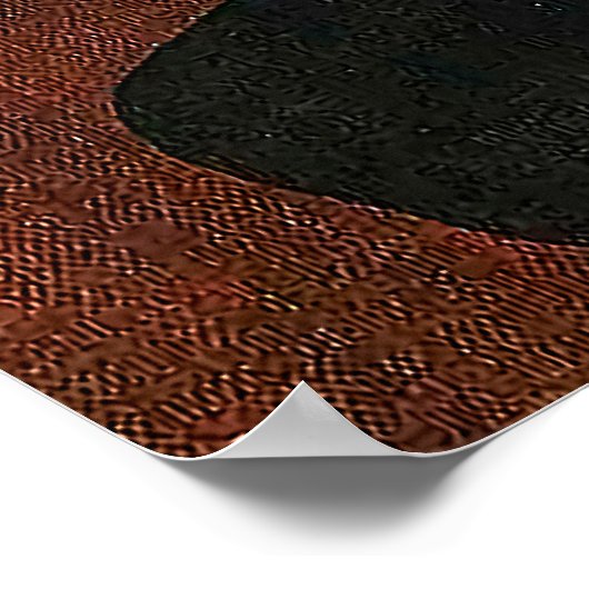 Kunstwerke, abstrakte Kunst Poster (Ecke)