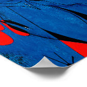 Kunstwerke, abstrakte Kunst Poster (Ecke)