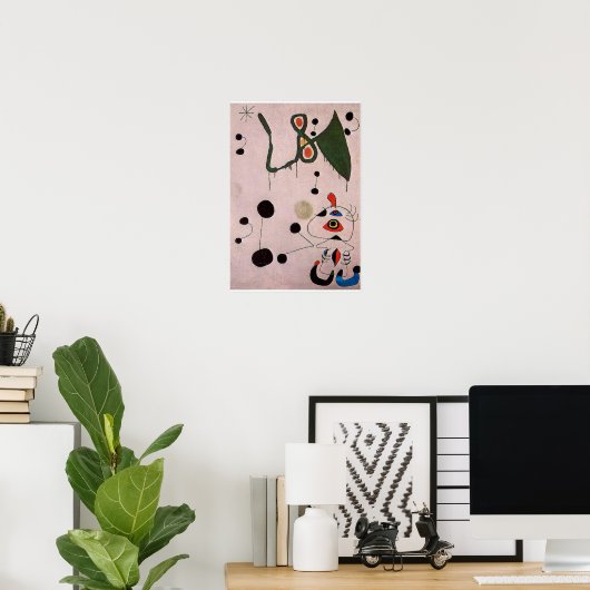 Kunstwerke, abstrakte Kunst Poster (Heimbüro)