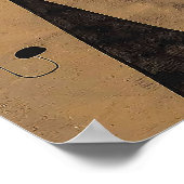 Kunstwerke, abstrakte Kunst Poster (Ecke)