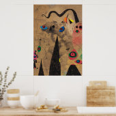 Kunstwerke, abstrakte Kunst Poster (Küche)