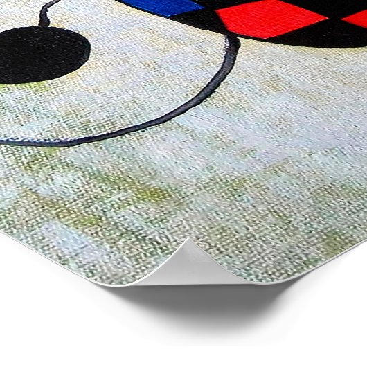 Kunstwerke, abstrakte Kunst Poster (Ecke)