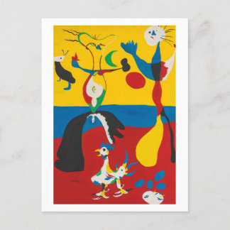 Kunstwerke, abstrakte Kunst Postkarte