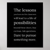 Kunstwerke - Geschenke für Lehrer und Klassenzimme Poster (Vorne)