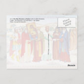 Kunstwerke im Kloster Kykkos, Troodos, Zypern Postkarte (Rückseite)