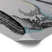 Kunstwerke, Pinguine, Kuscheln, Zeichn, Kunst Poster (Ecke)