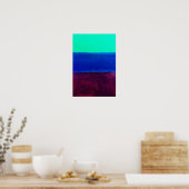 Kunstwerke von Rothko abstrakt Poster (Küche)