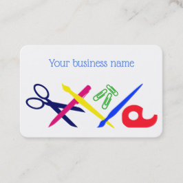 Kunstwerkzeuge, für Handwerk, Künstler, Lehrer Visitenkarte