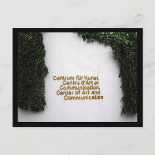 Kunstzentrum Vaduz Postkarte (Vorderseite)