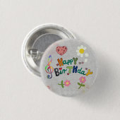 Kunterbunt Button (Vorne & Hinten)