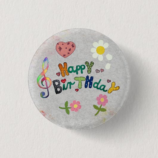 Kunterbunt Button (Vorderseite)