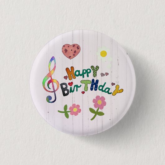 Kunterbunt Button (Vorderseite)