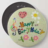 Kunterbunt Button (Vorne & Hinten)