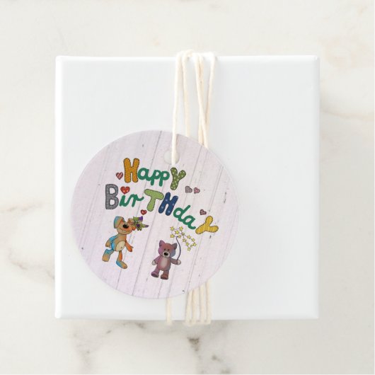 Kunterbunt Geschenkanhänger (Beispiel)