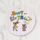 Kunterbunt Geschenkanhänger (Vorderseite)